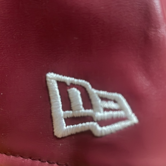 New Era Washington Redskins Leather Glitter SnapBack Collectors Cap - Picture 3 of 5